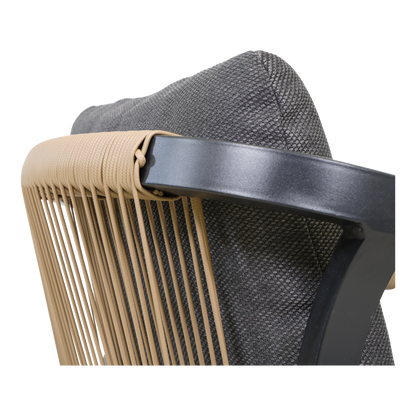 Stapelbare Tuinstoel Rimini | Zwart