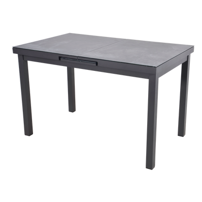 Tuintafel Baleno Negro | Uittrektafel | Grijs