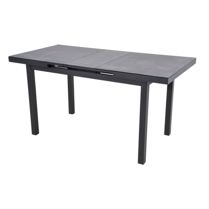 Tuintafel Baleno Negro | Uittrektafel | Grijs