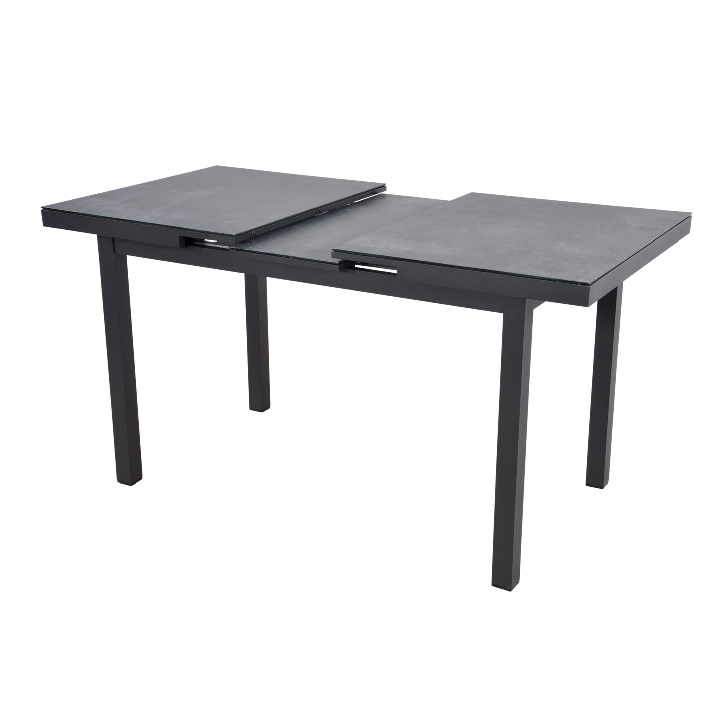 Tuintafel Baleno Negro | Uittrektafel | Grijs