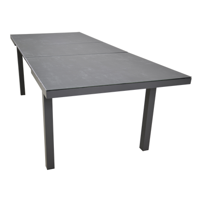 Tuintafel Baleno Negro | Uittrektafel | Grijs