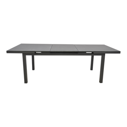 Tuintafel Baleno Negro | Uittrektafel | Grijs