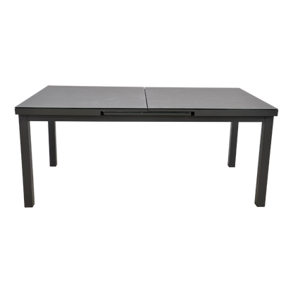 Tuintafel Baleno Negro | Uittrektafel | Grijs