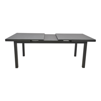 Tuintafel Baleno Negro | Uittrektafel | Grijs