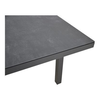 Tuintafel Baleno Negro | Uittrektafel | Grijs
