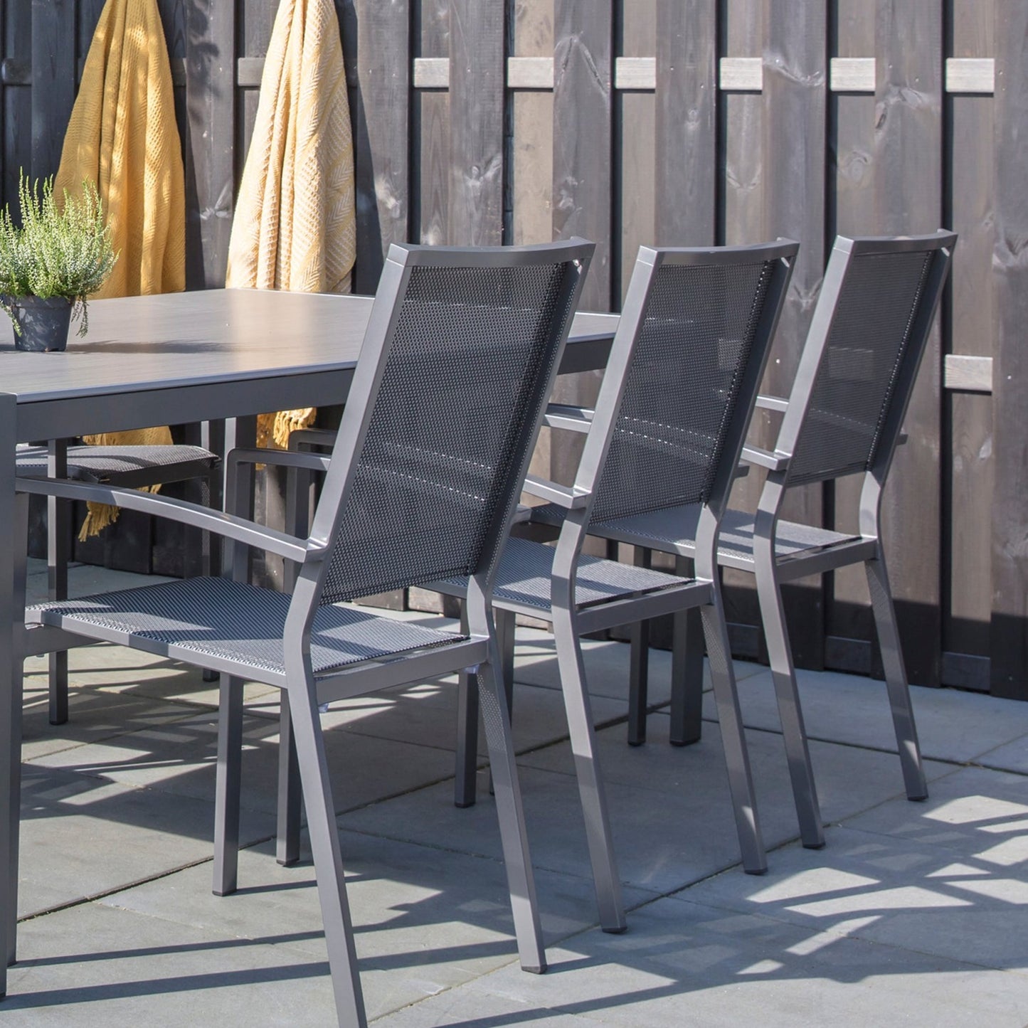 Stapelbare Tuinstoel Mojito | Zwart