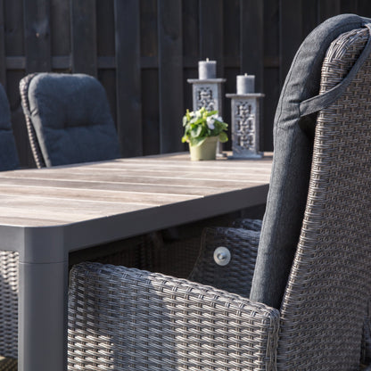 Tuinstoel Soho Comfort | Grijs Wicker
