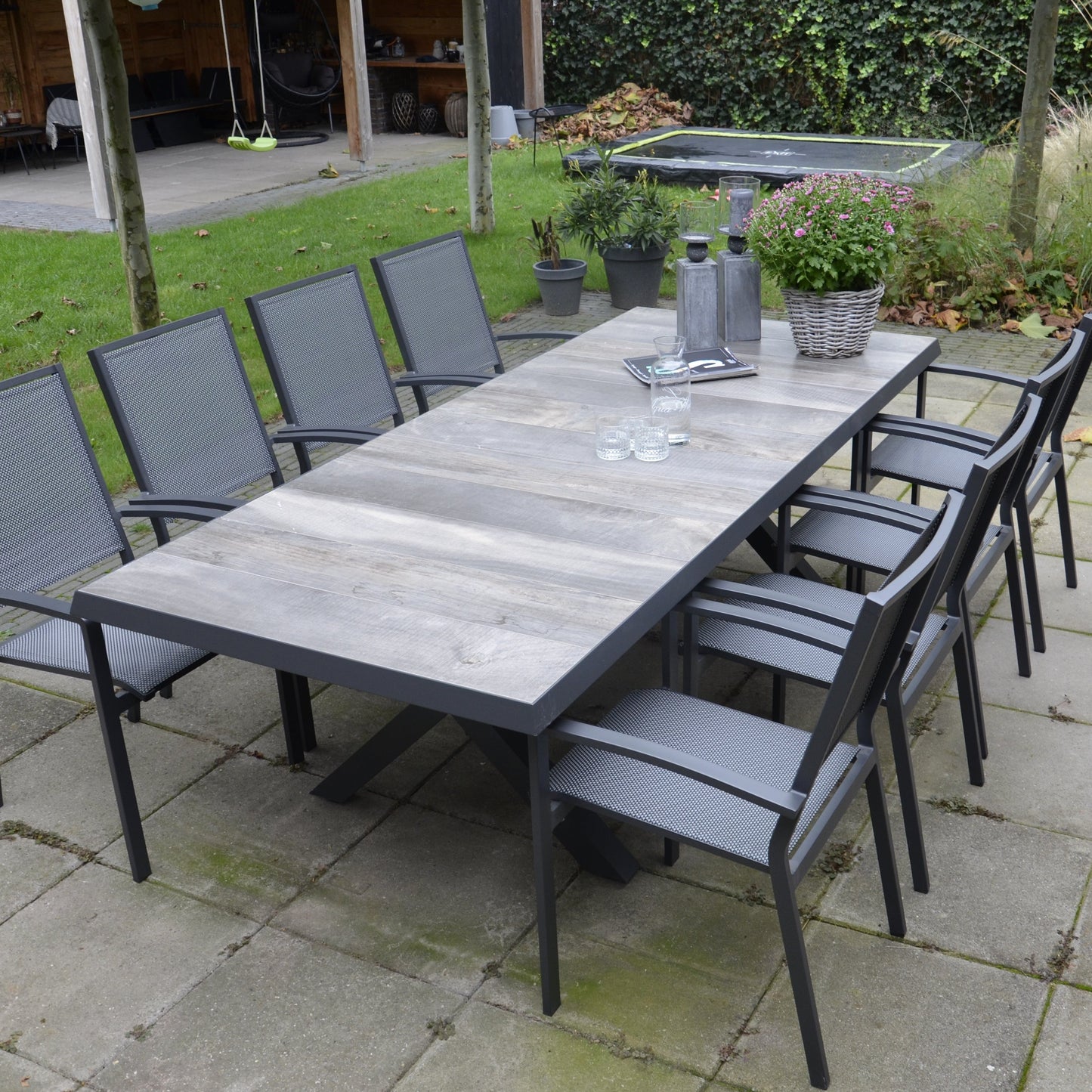 Stapelbare Tuinstoel Mojito | Zwart