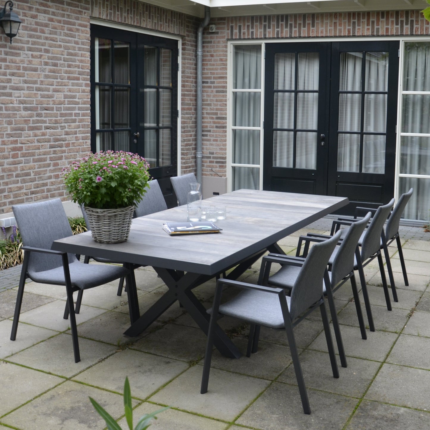 Stapelbare Tuinstoel Fardau | Grijs