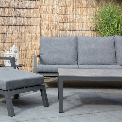 Tuinsalontafel Down Town / Ohio | Grijs Keramiek