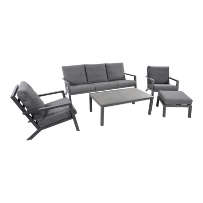 Tuinsalontafel Down Town / Ohio | Grijs Keramiek