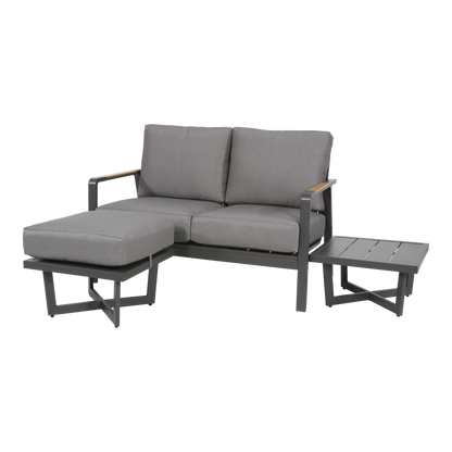 Loungebank Mai Tai | 2-personen | Grijs