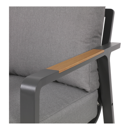 Loungebank Mai Tai | 2-personen | Grijs