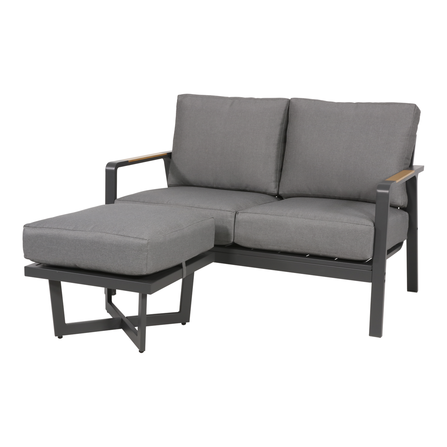 Loungebank Mai Tai | 2-personen | Grijs