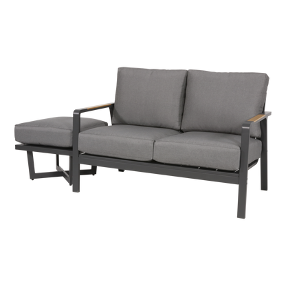 Loungebank Mai Tai | 2-personen | Grijs