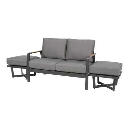 Loungebank Mai Tai | 2-personen | Grijs