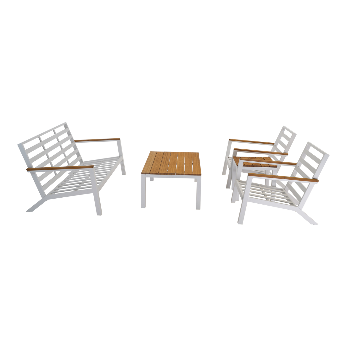 Loungeset Donnan | Grijs Wit