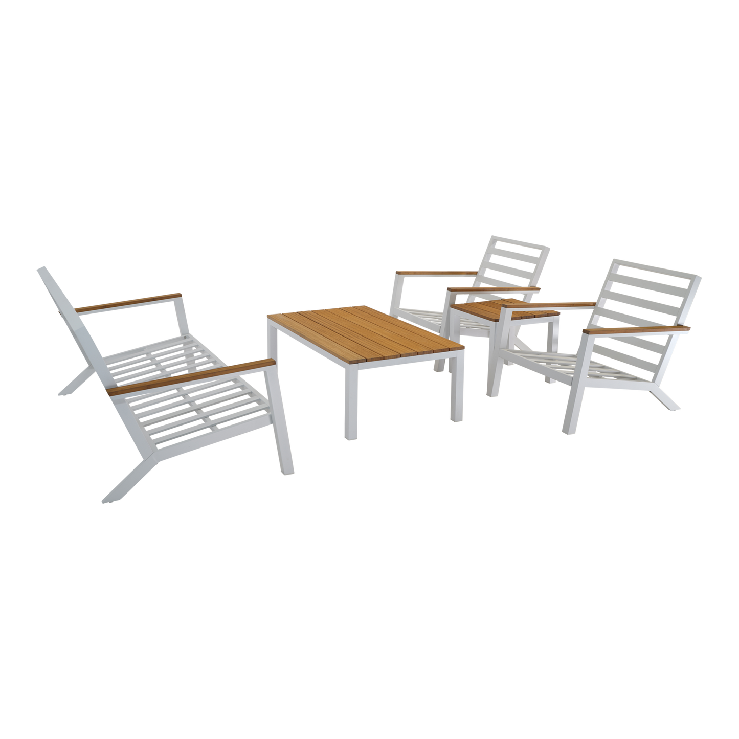 Loungeset Donnan | Grijs Wit