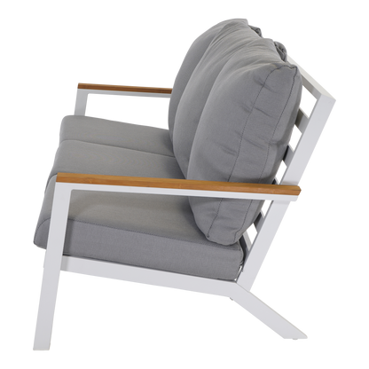 Loungeset Donnan | Grijs Wit