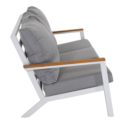 Loungeset Donnan | Grijs Wit