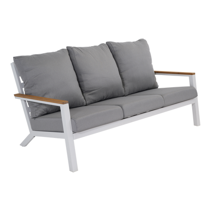 Loungeset Donnan | Grijs Wit