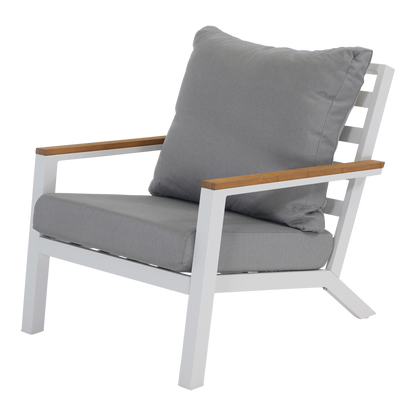 Loungeset Donnan | Grijs Wit