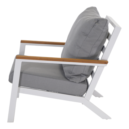 Loungeset Donnan | Grijs Wit