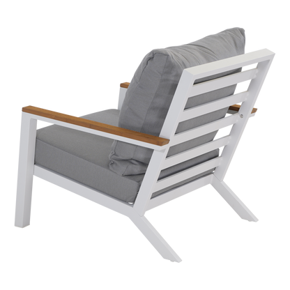 Loungeset Donnan | Grijs Wit