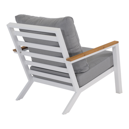 Loungeset Donnan | Grijs Wit