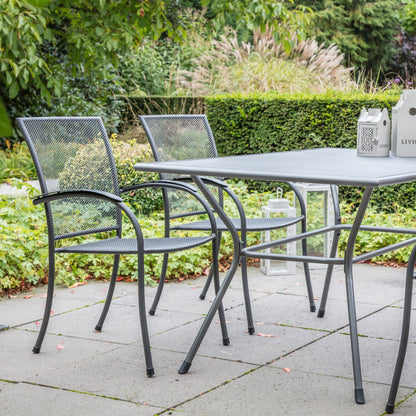 Tuintafel Nordic | Grijs Staal