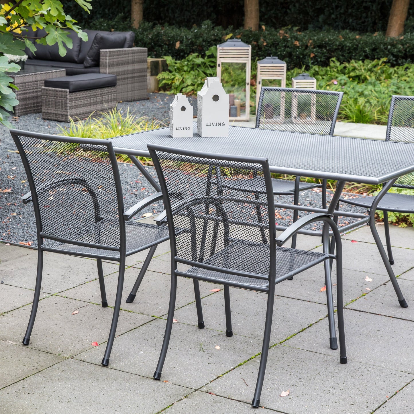 Tuintafel Nordic | Grijs Staal