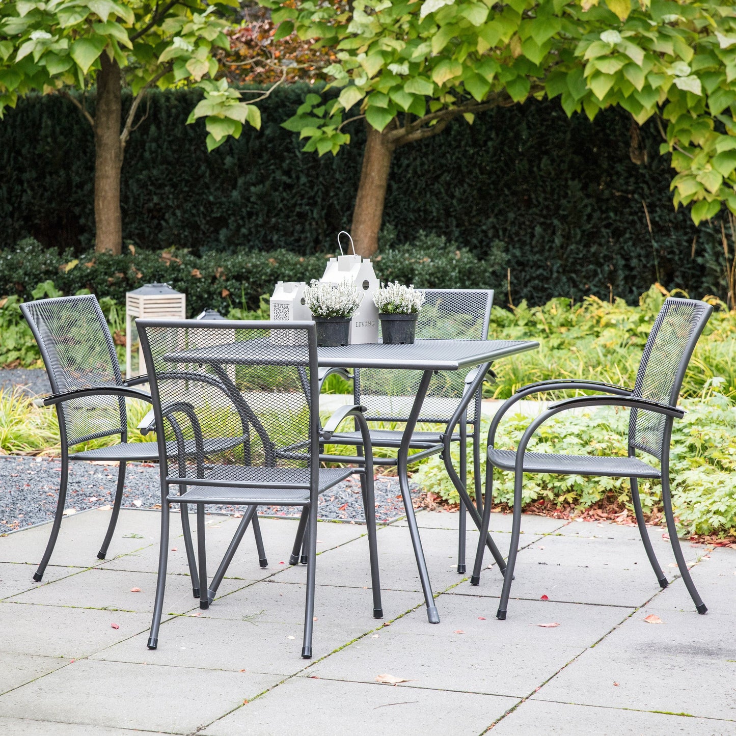 Tuintafel Nordic | Grijs Staal