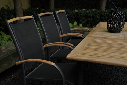 Tuintafel Monza | Uitschuifbaar | Naturel Teakhout