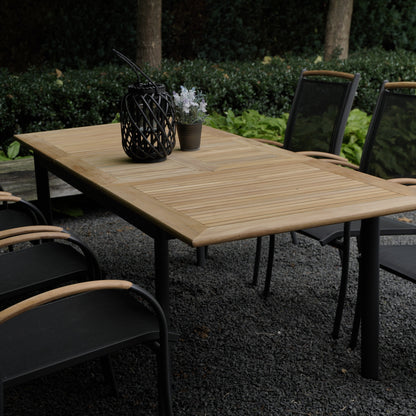 Tuintafel Monza | Uitschuifbaar | Naturel Teakhout