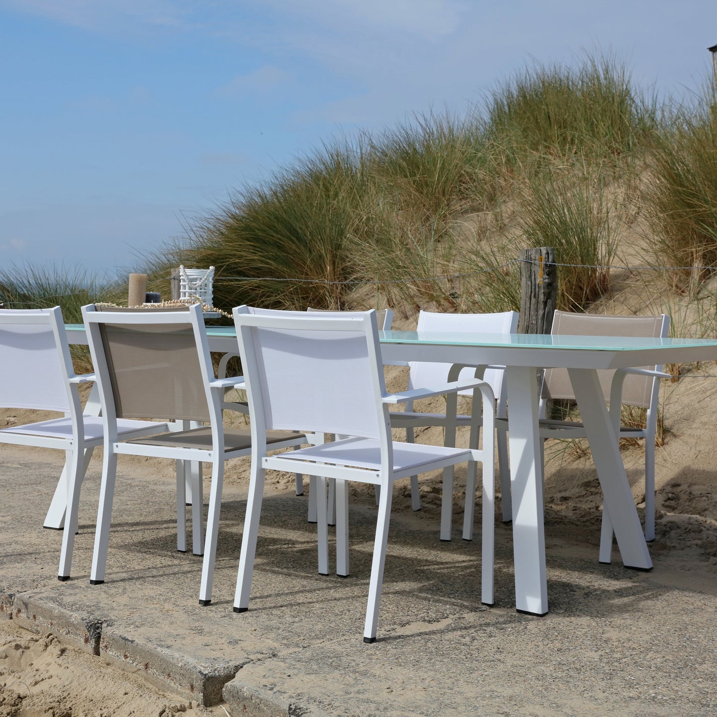 Stapelbare Tuinstoel Breeze | Taupe