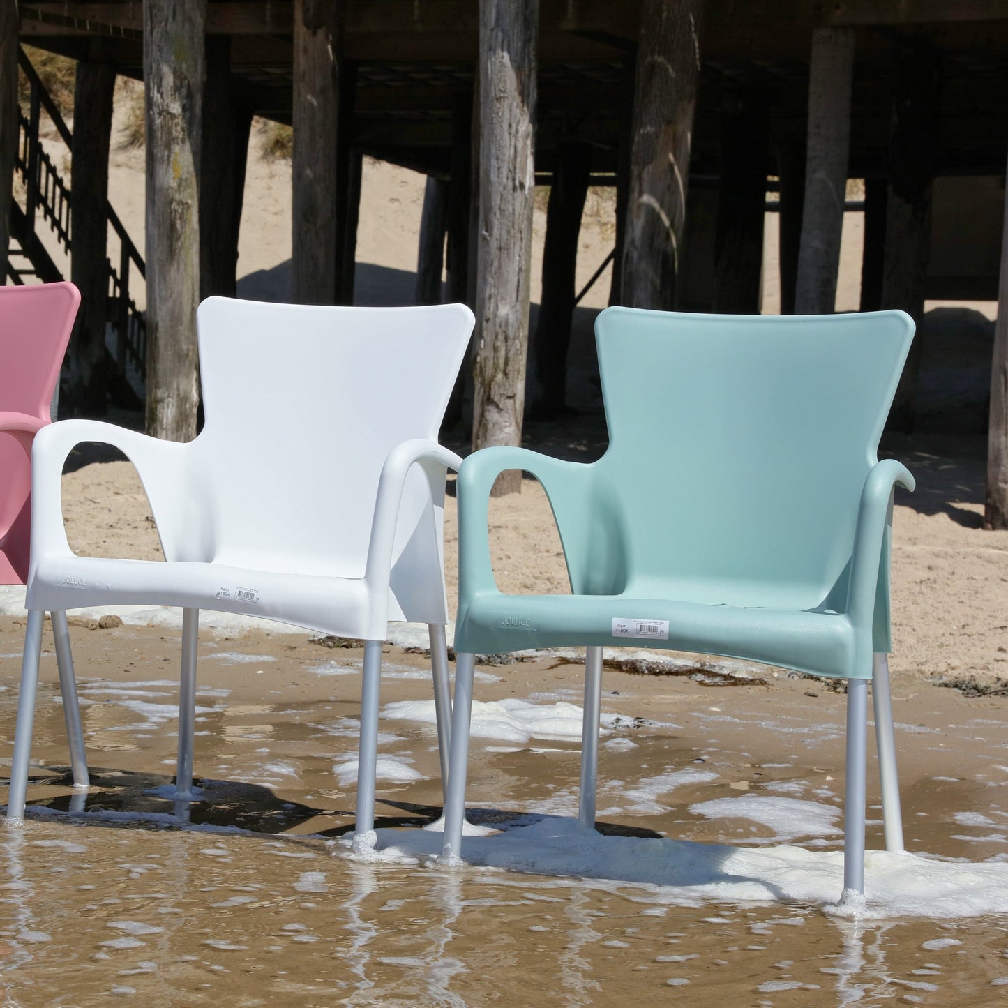 Stapelbare tuinstoel Bella | Wit