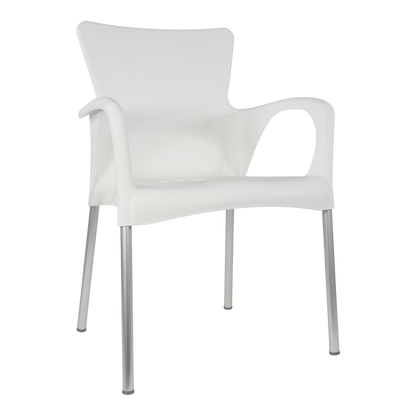 Stapelbare tuinstoel Bella | Wit