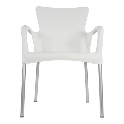 Stapelbare tuinstoel Bella | Wit