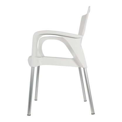 Stapelbare tuinstoel Bella | Wit