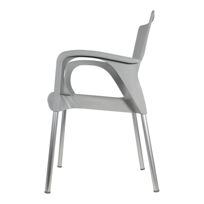 Stapelbare tuinstoel Bella | Grijs