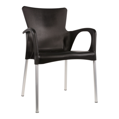 Stapelbare tuinstoel Bella | Zwart