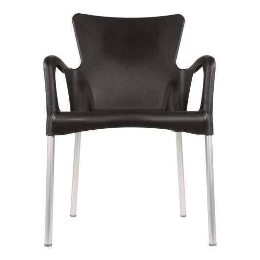 Stapelbare tuinstoel Bella | Zwart