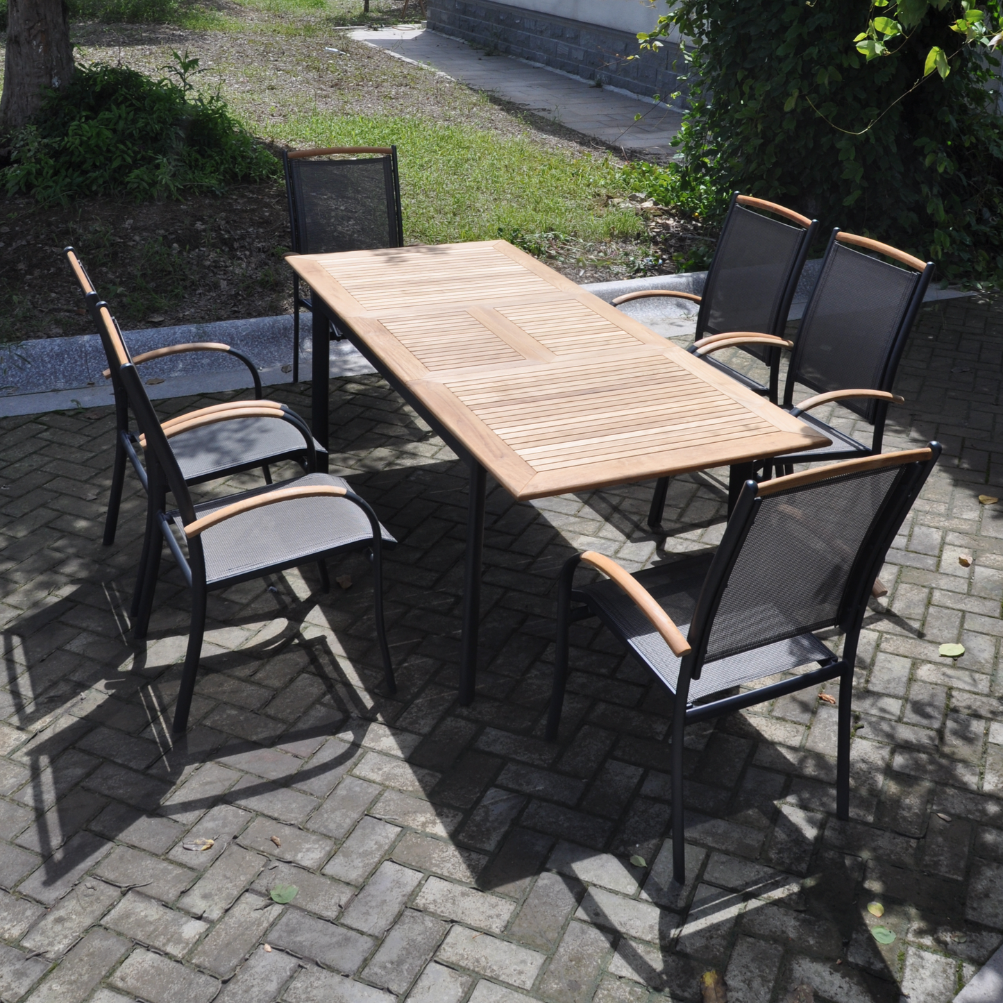 Tuintafel Monza | Uitschuifbaar | Naturel Teakhout