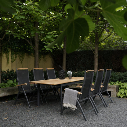 Tuintafel Monza | Uitschuifbaar | Naturel Teakhout