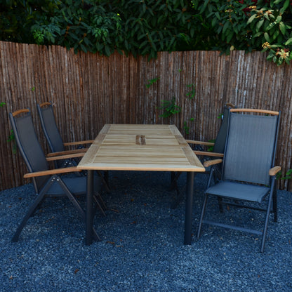 Tuintafel Monza | Uitschuifbaar | Naturel Teakhout