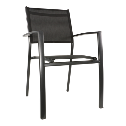 Stapelbare Tuinstoel Prego | Zwart