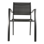 Stapelbare Tuinstoel Prego | Zwart
