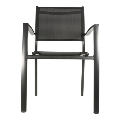 Stapelbare Tuinstoel Prego | Zwart