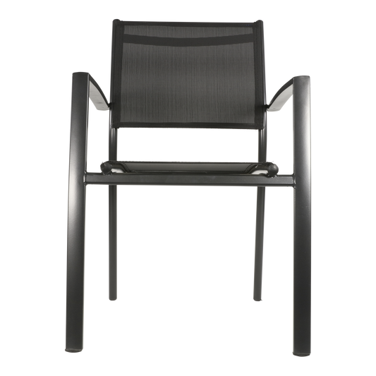 Stapelbare Tuinstoel Prego | Zwart