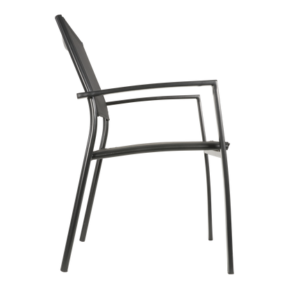 Stapelbare Tuinstoel Prego | Zwart